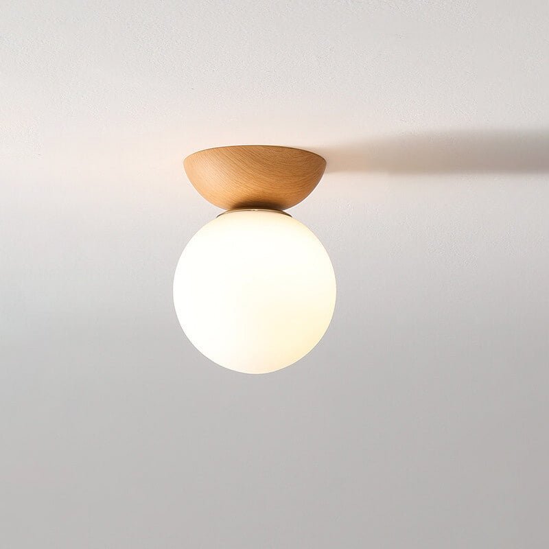 Simple Wooden LED Ceiling Zen Light
