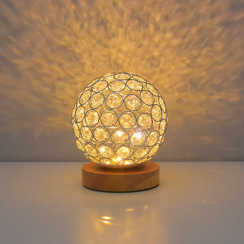 Compact USB Table Lamp with Warm Rechargeable Light