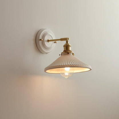 Classic Asian Style Metal 1-Light Wall Sconce