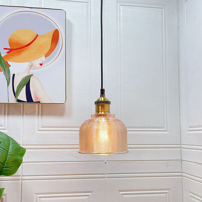 Classic Distressed Glass Pendant Light