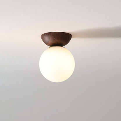 Simple Wooden LED Ceiling Zen Light
