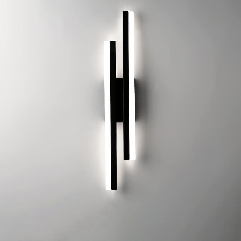 Slim LED Wall Light | Modern Iron Fixture | Adjustable Brightness