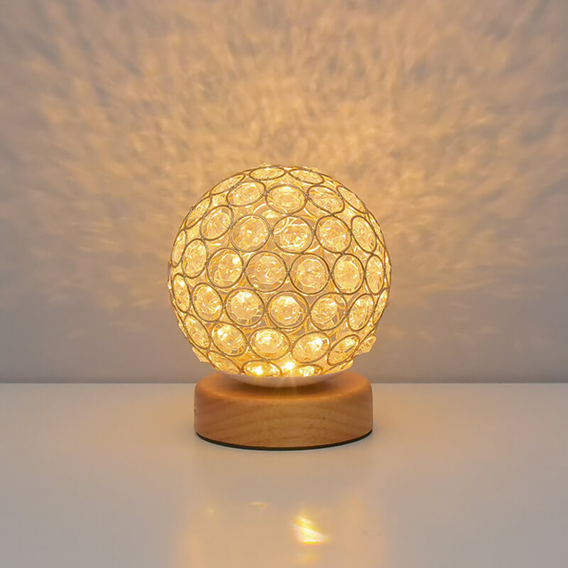 Compact USB Table Lamp with Warm Rechargeable Light