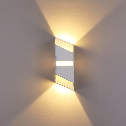 Modern Outdoor Wall Lamp - Weather-Resistant LED Wall Sconce with Up & Down Lighting-4