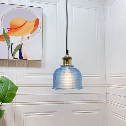 Classic Distressed Glass Pendant Light
