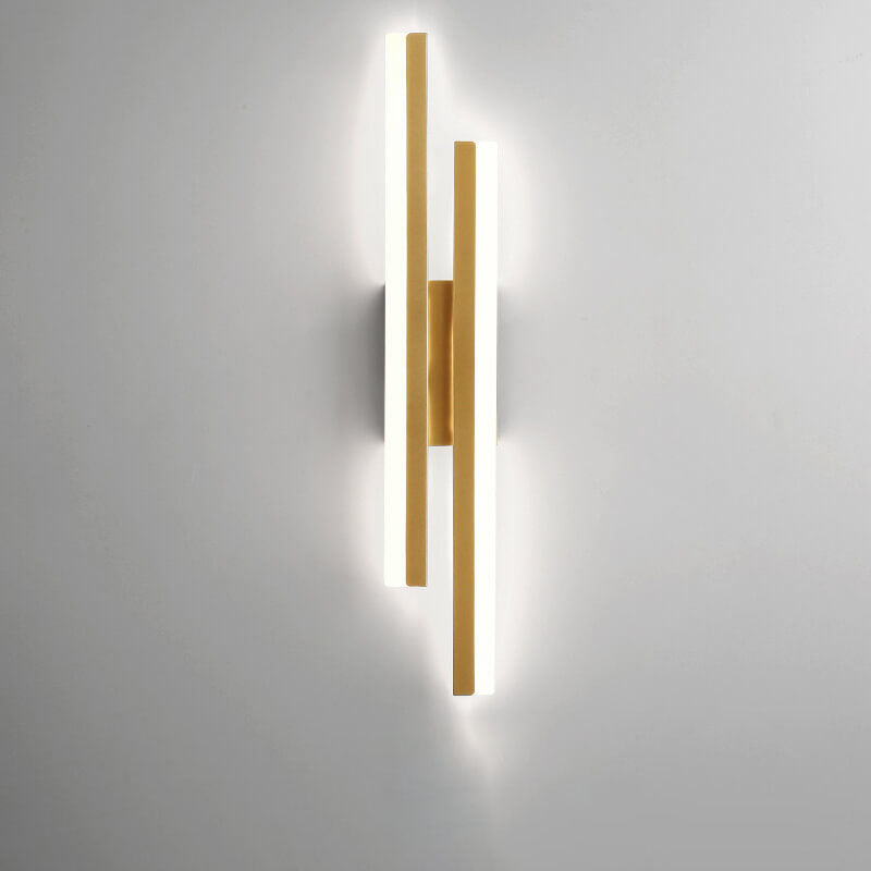 Slim LED Wall Light | Modern Iron Fixture | Adjustable Brightness