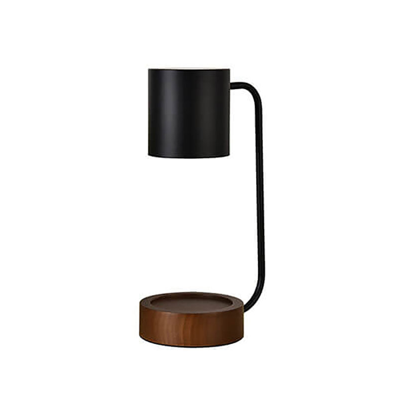 Rustic Wooden Dimmable Melted Wax Table Lamp