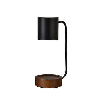 Rustic Wooden Dimmable Melted Wax Table Lamp