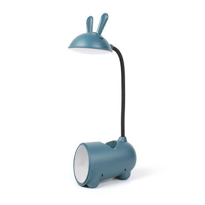 Compact LED Desk Lamp with USB Port and Pen Tray