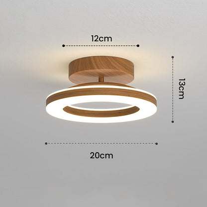 Circular LED Ceiling Light for Hallway and Entryway