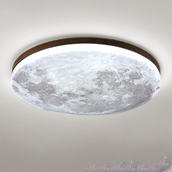 Simple Round White LED Ceiling Light Fixtures