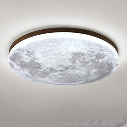 Simple Round White LED Ceiling Light Fixtures