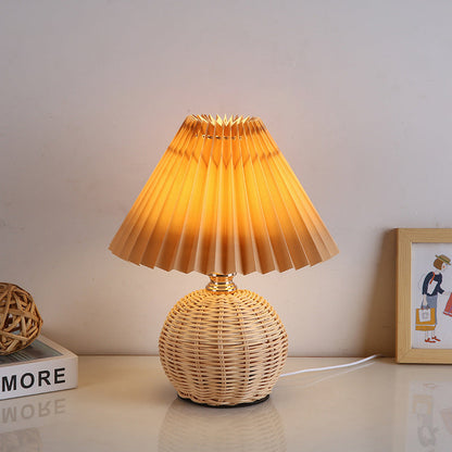 Soft Fabric Shade Nordic LED Bedside Lamp