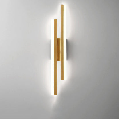 Slim LED Wall Light | Modern Iron Fixture | Adjustable Brightness