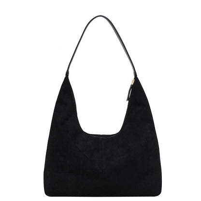 Luxurious Suede Crossbody Bag with Extra Storage