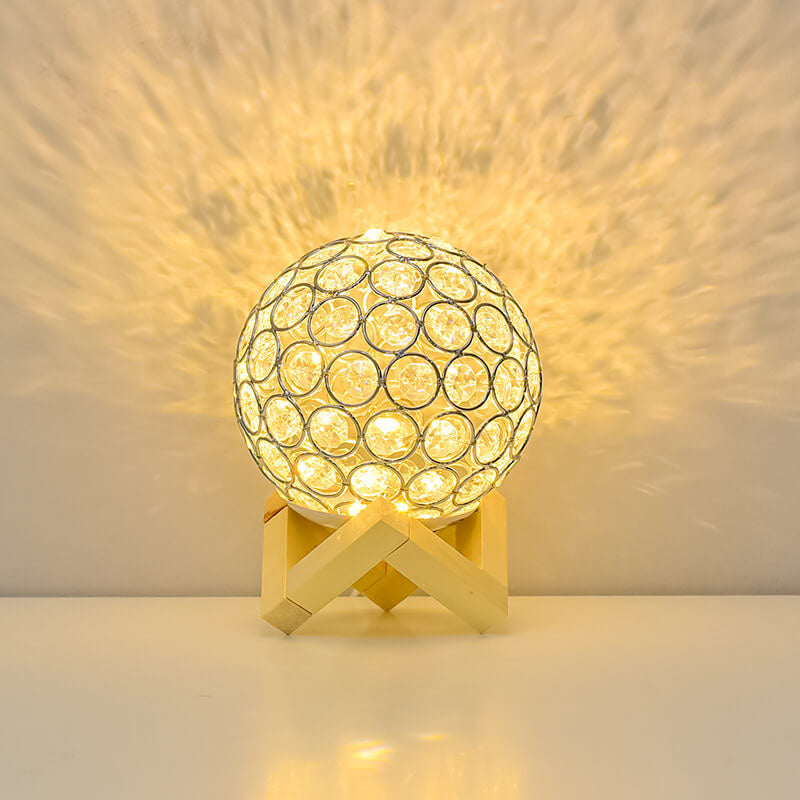 Compact USB Table Lamp with Warm Rechargeable Light
