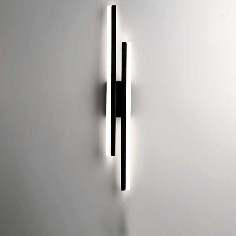 Slim LED Wall Light | Modern Iron Fixture | Adjustable Brightness