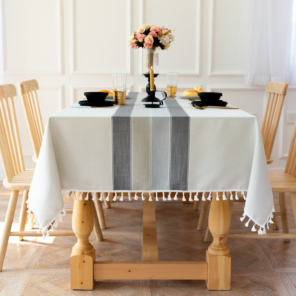 Easy Care Waterproof Tablecloth for Kitchen and Dining