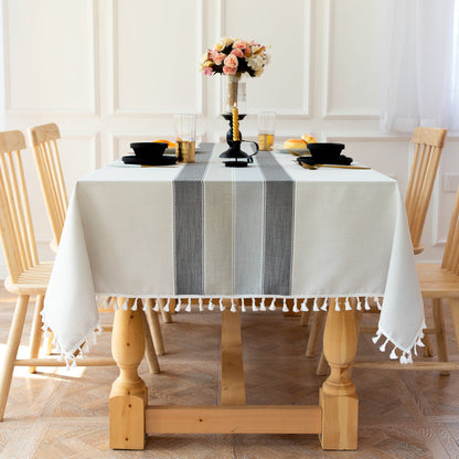 Easy Care Waterproof Tablecloth for Kitchen and Dining
