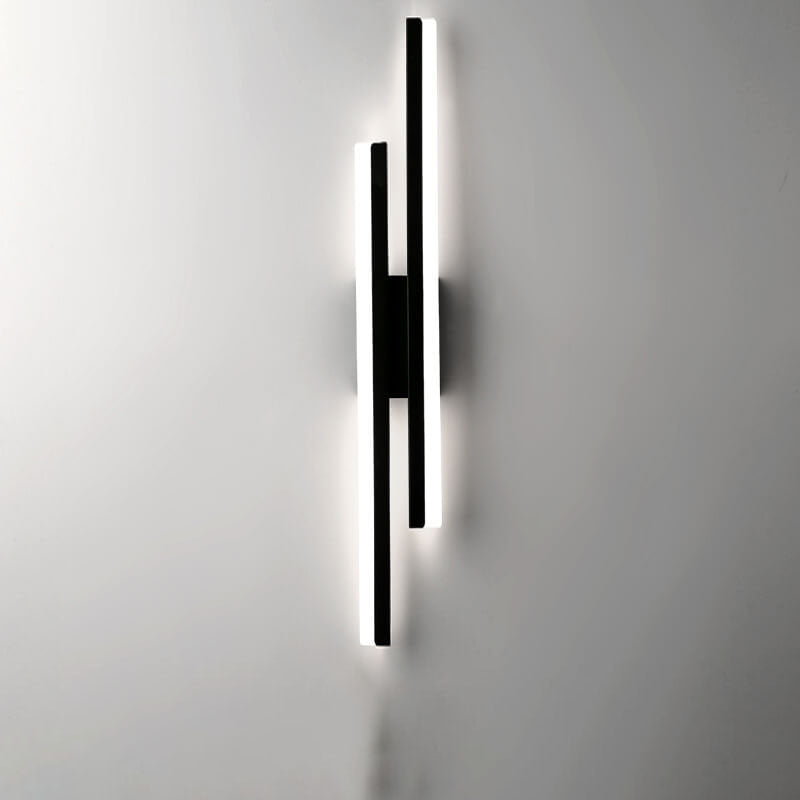 Slim LED Wall Light | Modern Iron Fixture | Adjustable Brightness
