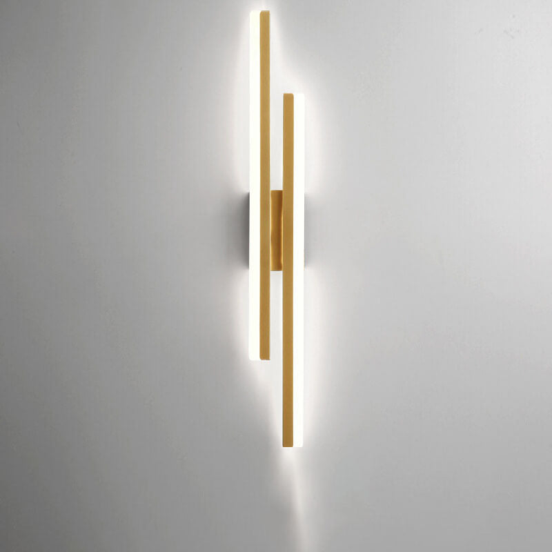 Slim LED Wall Light | Modern Iron Fixture | Adjustable Brightness