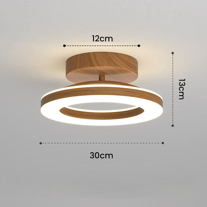 Circular LED Ceiling Light for Hallway and Entryway