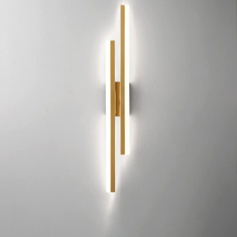 Slim LED Wall Light | Modern Iron Fixture | Adjustable Brightness