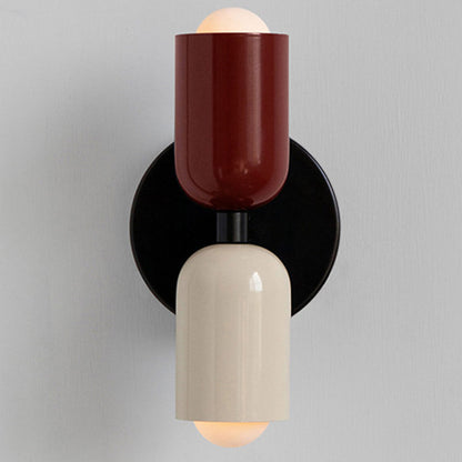 Contemporary Dual Head Wall Lamp