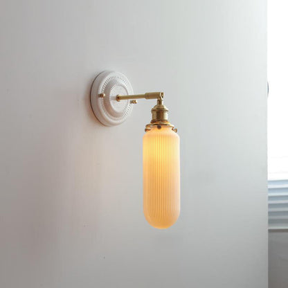 Classic Asian Style Metal 1-Light Wall Sconce