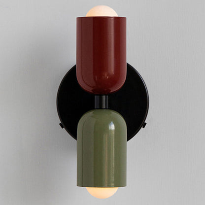Contemporary Dual Head Wall Lamp