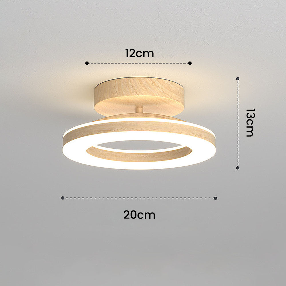 Circular LED Ceiling Light for Hallway and Entryway
