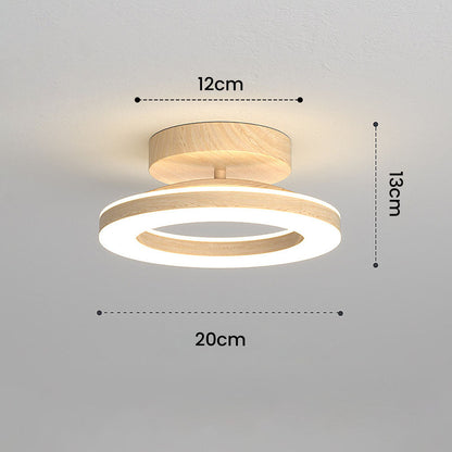 Circular LED Ceiling Light for Hallway and Entryway