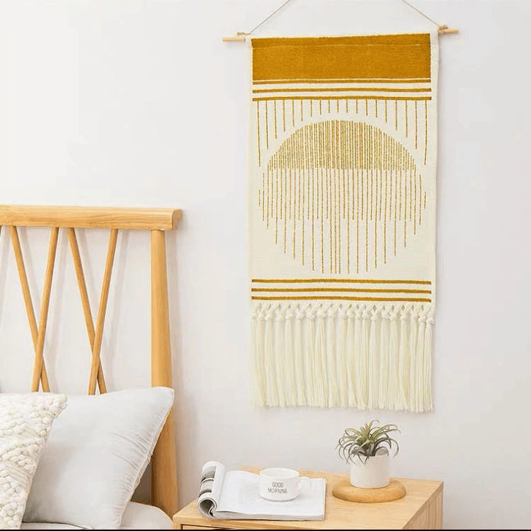 Stylish Patterned Textured Wall Rug