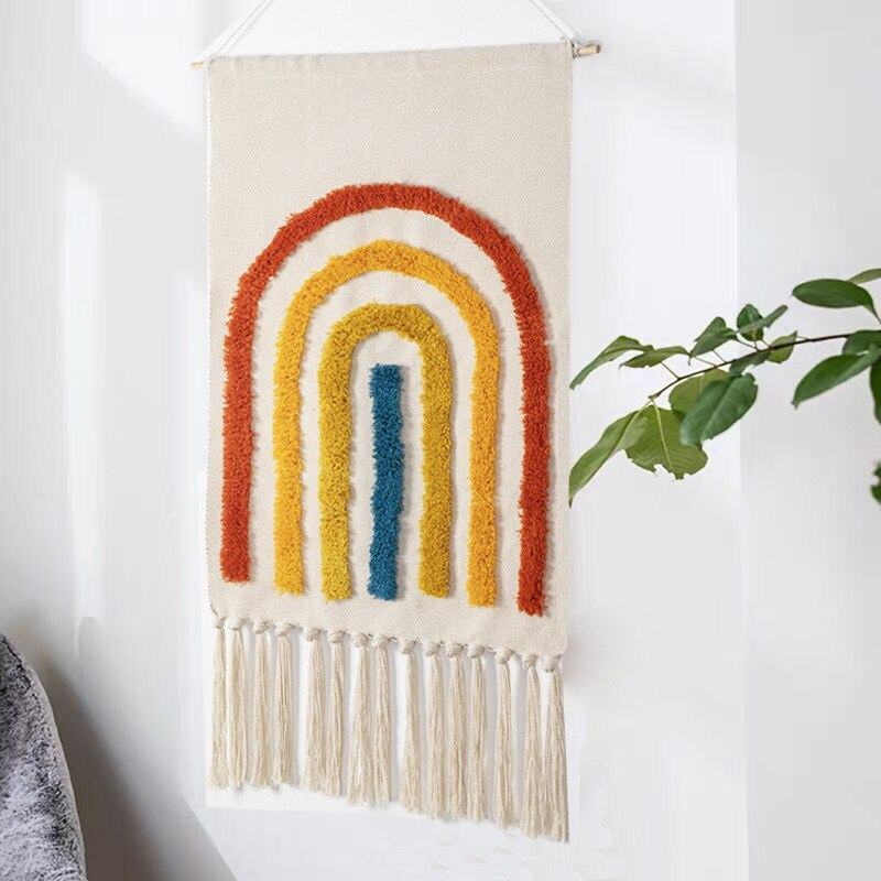 Stylish Patterned Textured Wall Rug