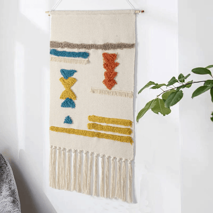 Stylish Patterned Textured Wall Rug