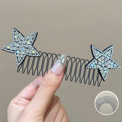 Delicate Clear Star Hair Clip