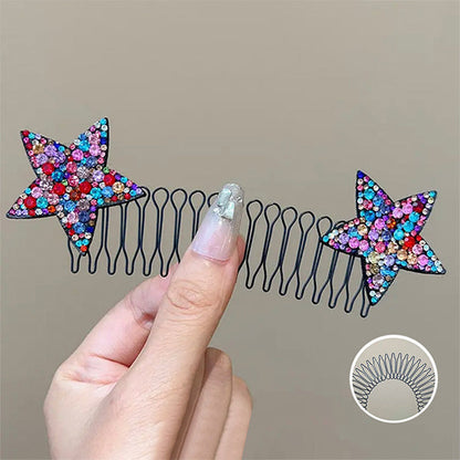 Delicate Clear Star Hair Clip