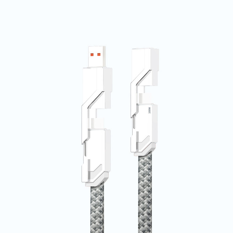 Premium 4-in-1 Braided Fast Charging Cable
