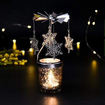 Rotating Metal Candle Holders