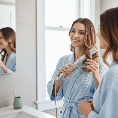 STYLEMAX – 2-in-1 rotating hair brush for effortless styling 1