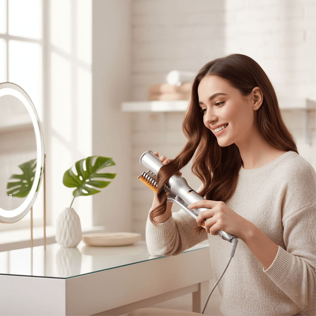STYLEMAX – 2-in-1 rotating hair brush for effortless styling 2