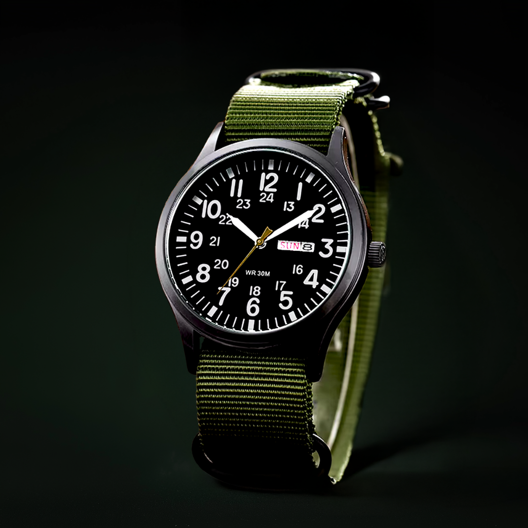 Tough Waterproof Mens Stainless Steel Watch