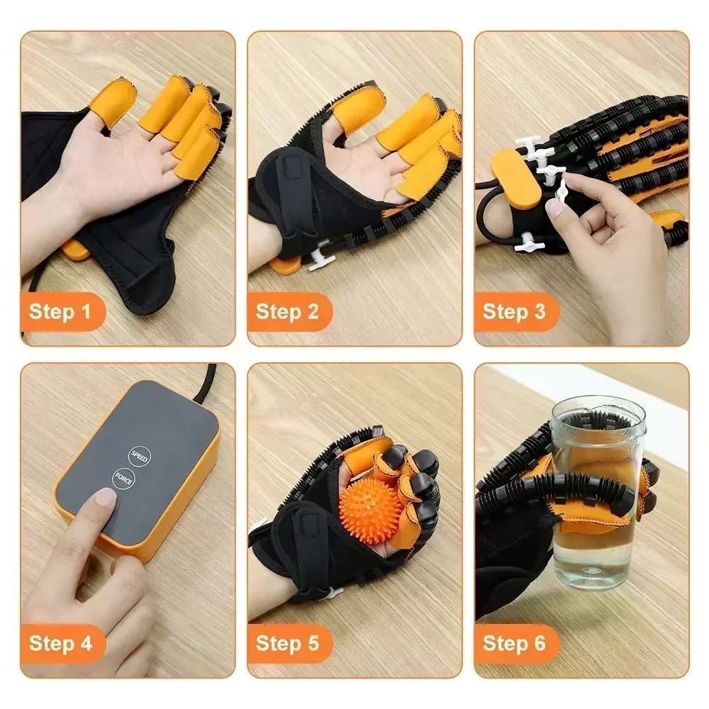 SYNCHROGRIP – Automatic hand exerciser glove for home rehabilitation & strength building 6