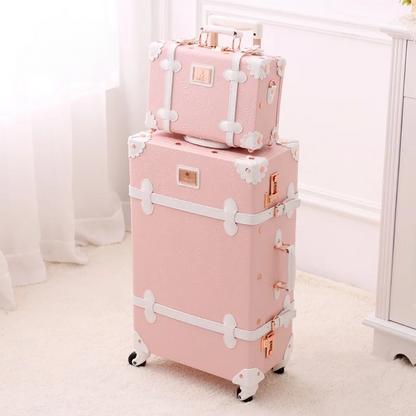 Vintage Style Hardshell Luggage Set Valencia