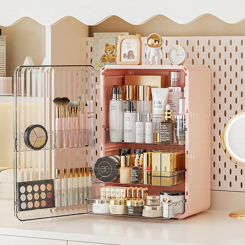 Premium Cosmetic Storage Case – Compact Makeup Organizer - Fesara