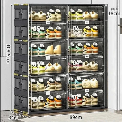 Compact Shoe Rack Storage Solution