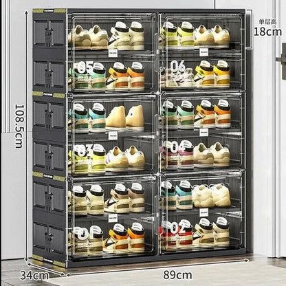 Compact Shoe Rack Storage Solution