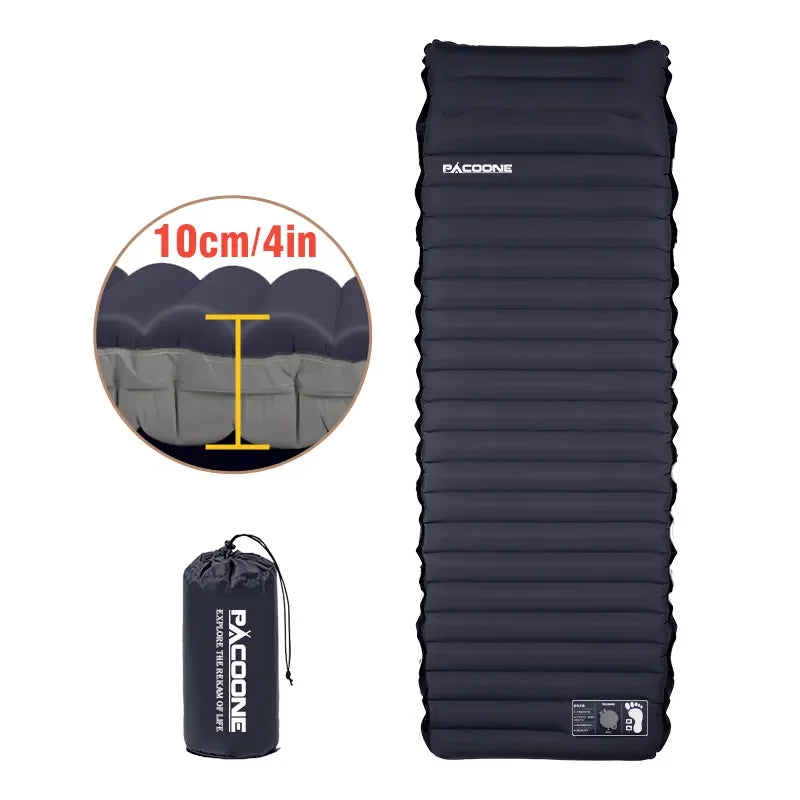 Lightweight Portable Camp Sleeping Pad with Pump