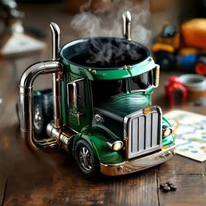 Retro Style Coffee Truck Mug