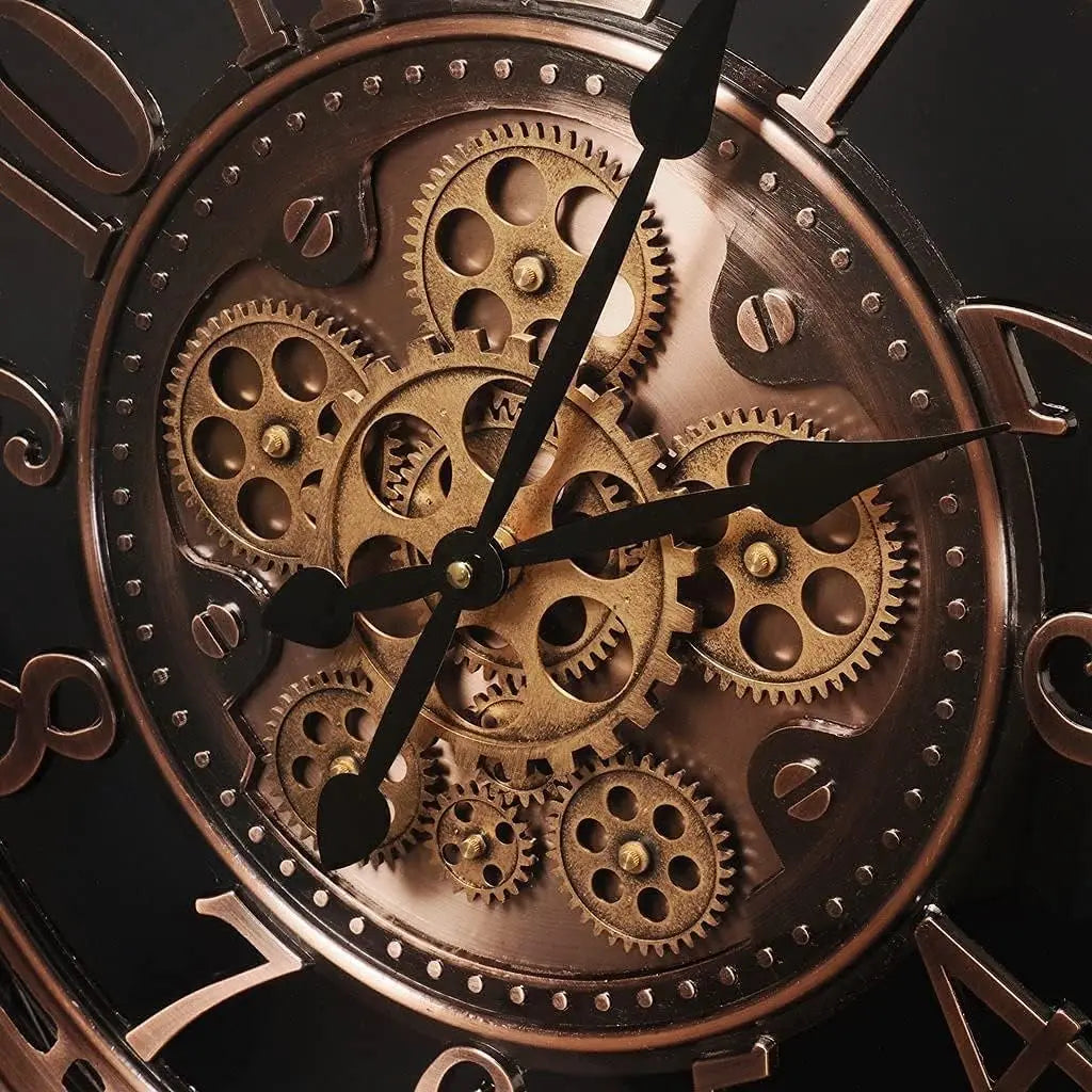 Vintage Metal Office Wall Clock